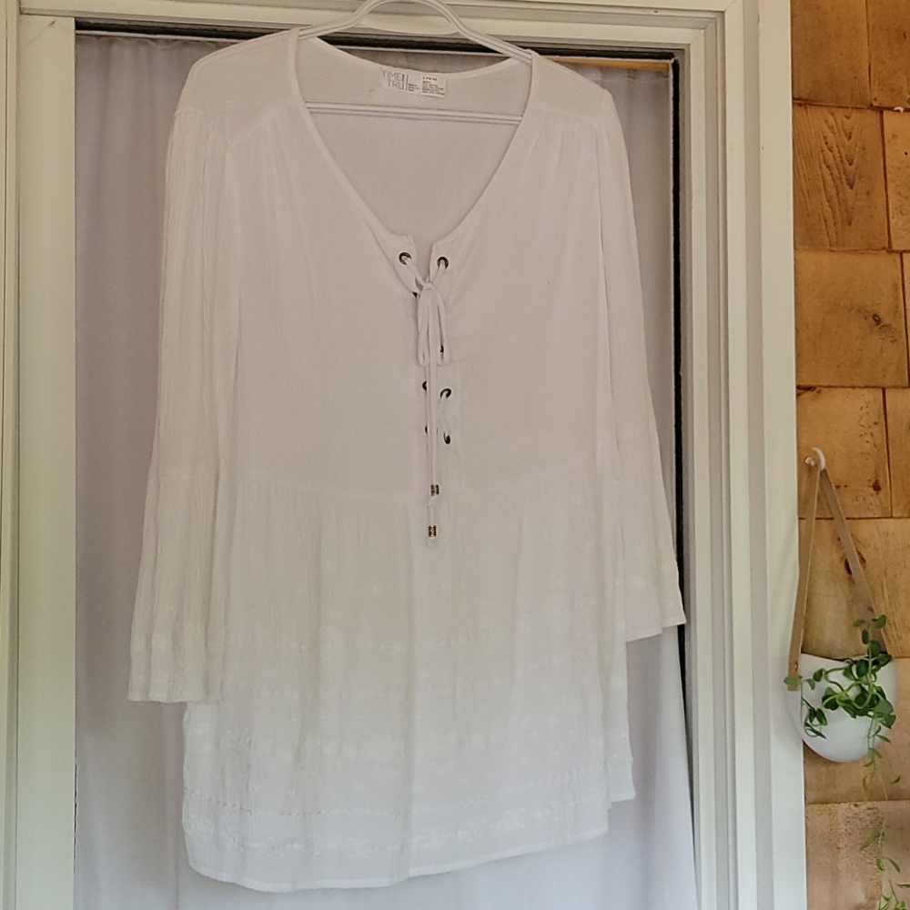 Sheer White top